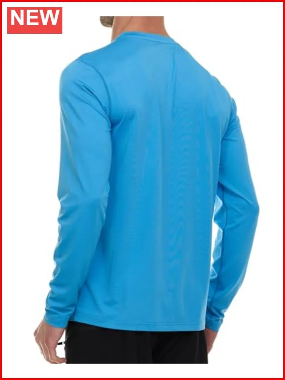 Long Sleeve UPF 50 Rash Guard for Men, Quick-Dry Swim Shirt